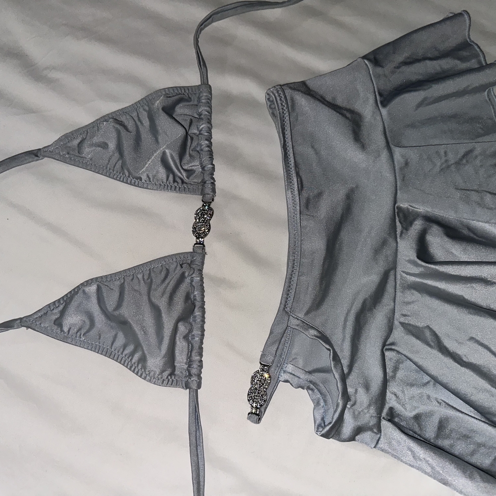 Chic Grayish Blue Set